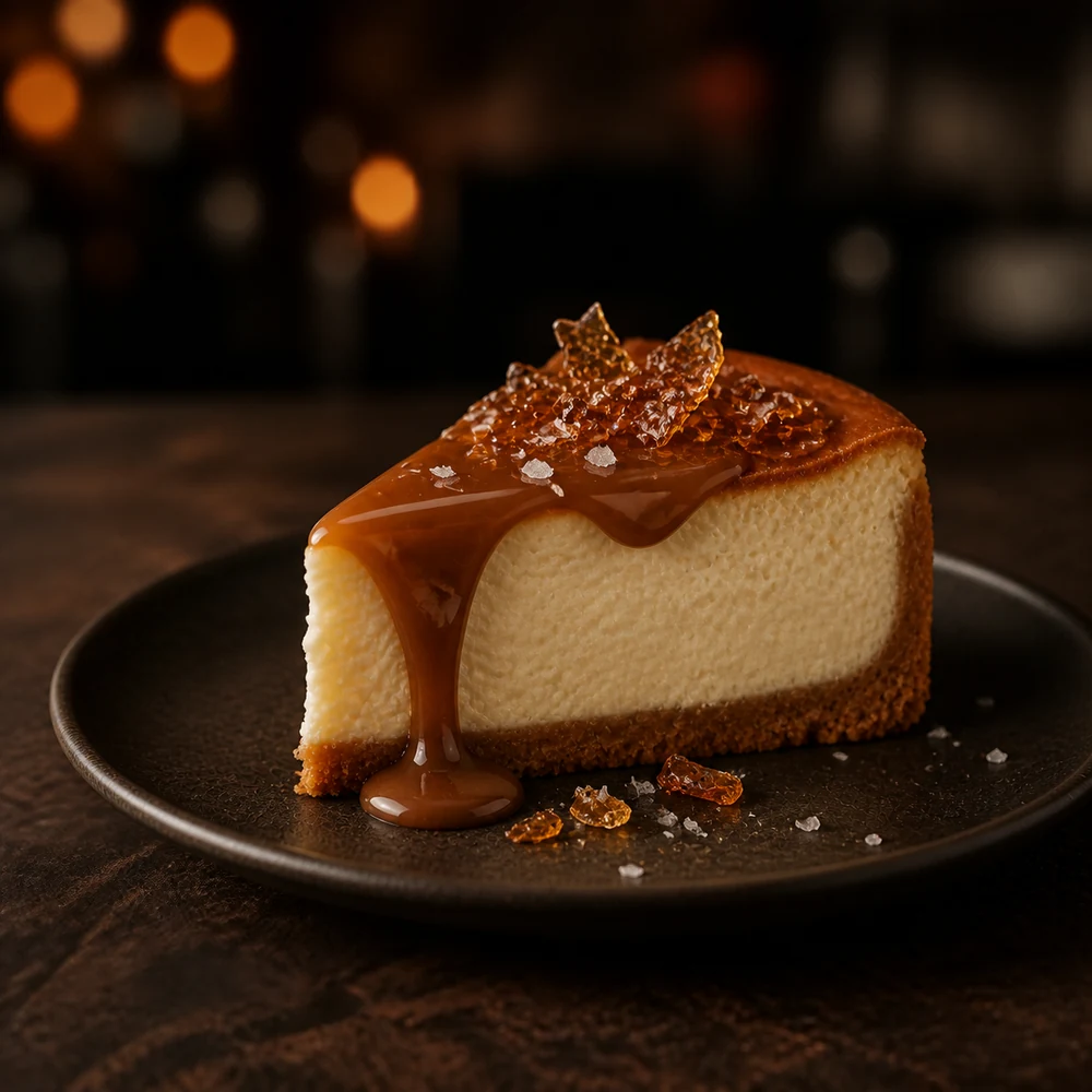 Karamel Soslu Cheesecake